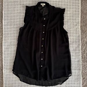 Silky sleeveless blouse
